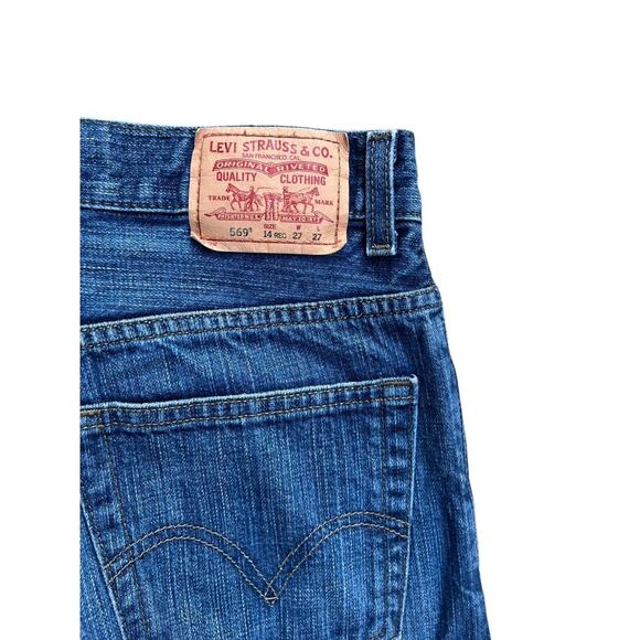 Levi’s 569 Loose Straight Fit Jeans Boys Size 14 - 27 x 27- Y2K - Picture 6 of 7